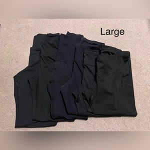 Black capri leggings bundle